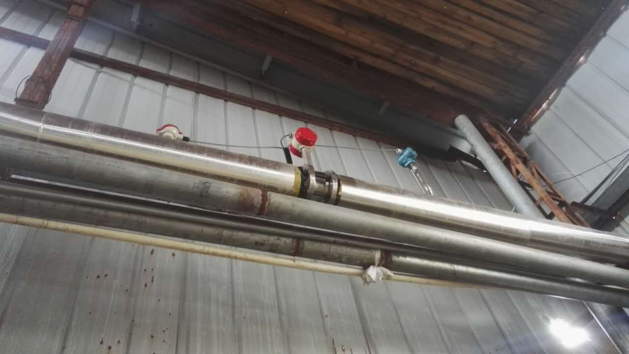 電磁流量計現(xiàn)場安裝圖片