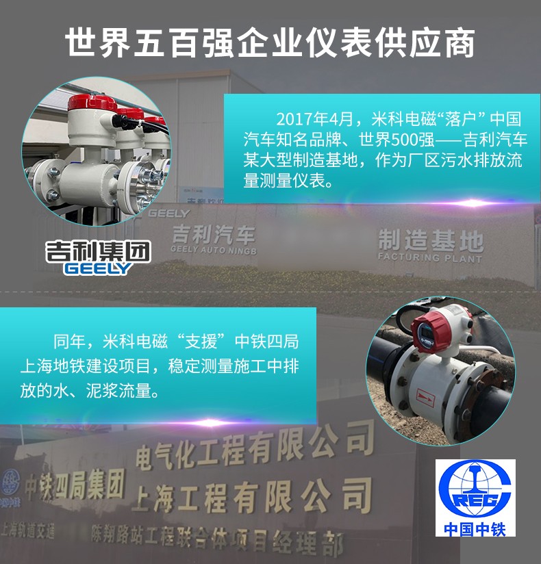 米科電磁流量計(jì)應(yīng)用案例